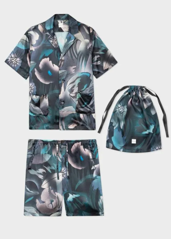 Paul Smith Nightwear 039Hot Summer039 Short Pyjama Set Navy 8211 MensHome