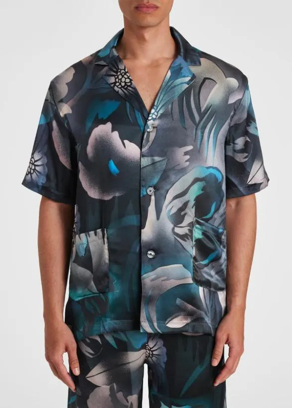 Paul Smith Nightwear 039Hot Summer039 Short Pyjama Set Navy 8211 MensHome