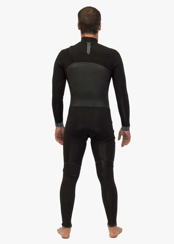 Vissla North Seas Wetsuits Men North Seas 43 Full Chest Zip Wetsuit Black Vissla North Seas Wetsuits Men North Seas 43 Full Chest Zip Wetsuit Black
