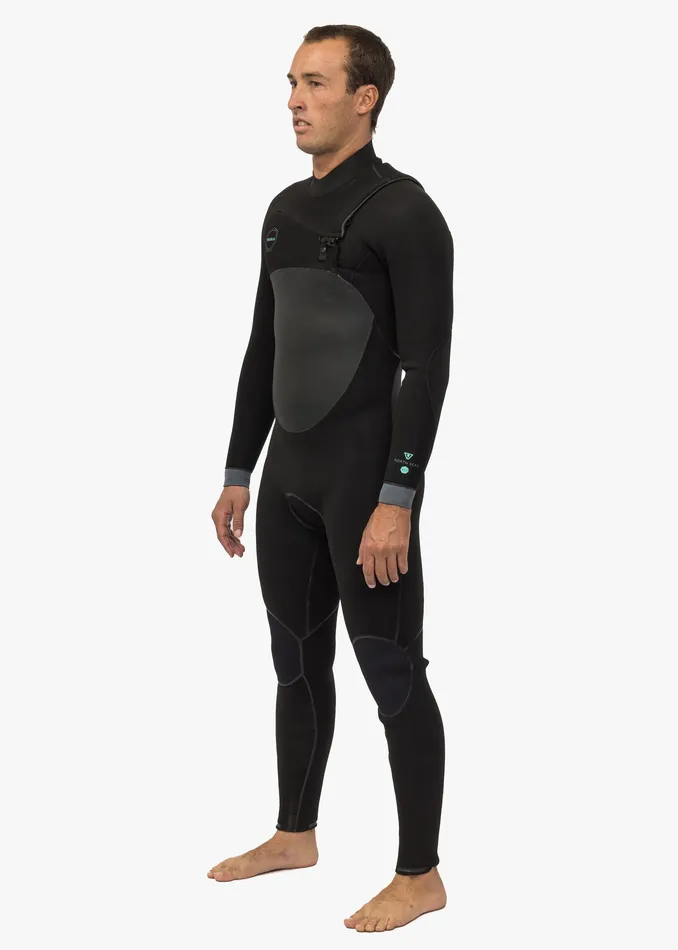 Vissla North Seas Wetsuits Men North Seas 43 Full Chest Zip Wetsuit Black Vissla North Seas Wetsuits Men North Seas 43 Full Chest Zip Wetsuit Black