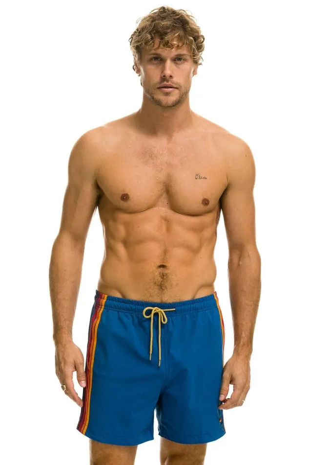 5 Stripe Flex Shorts 8211 Sea Men Aviator Nation Shorts