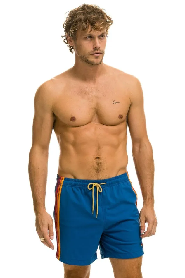 5 Stripe Flex Shorts 8211 Sea Men Aviator Nation Shorts