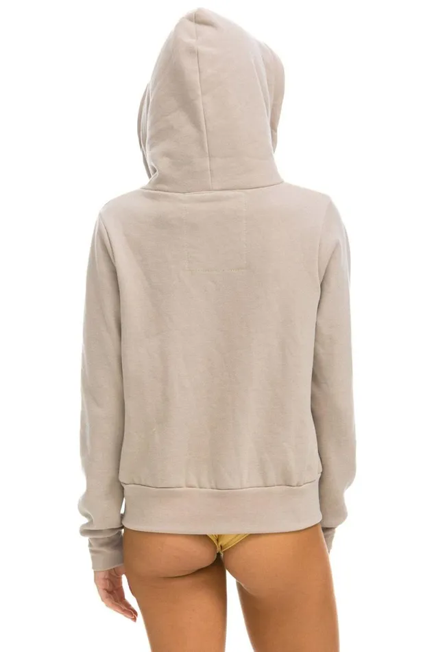 5 Stripe Hoodie 8211 Sand Tan WomenMen Aviator Nation Hoodies
