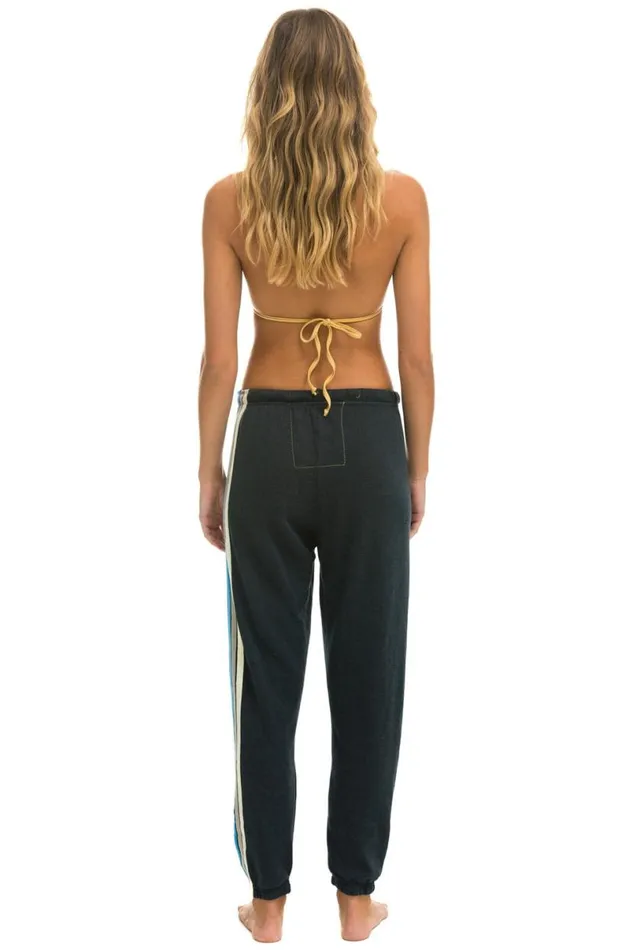 5 Stripe Sweatpants 8211 Charcoal Usa Women Aviator Nation Sweatpants