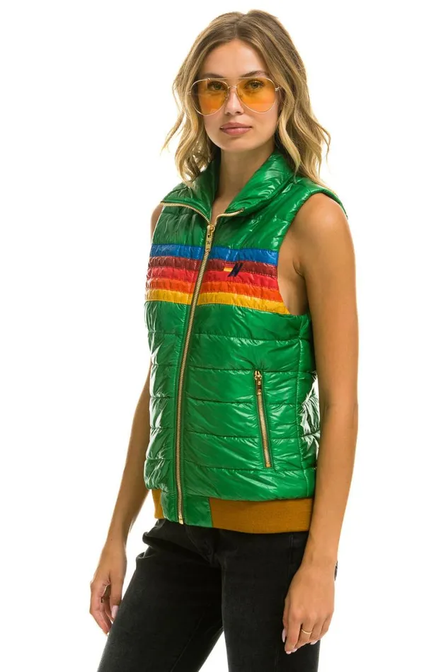 5 Stripe Vest 8211 Glossy Amazon Women Aviator Nation Vests