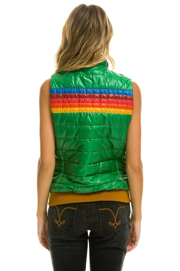 5 Stripe Vest 8211 Glossy Amazon Women Aviator Nation Vests
