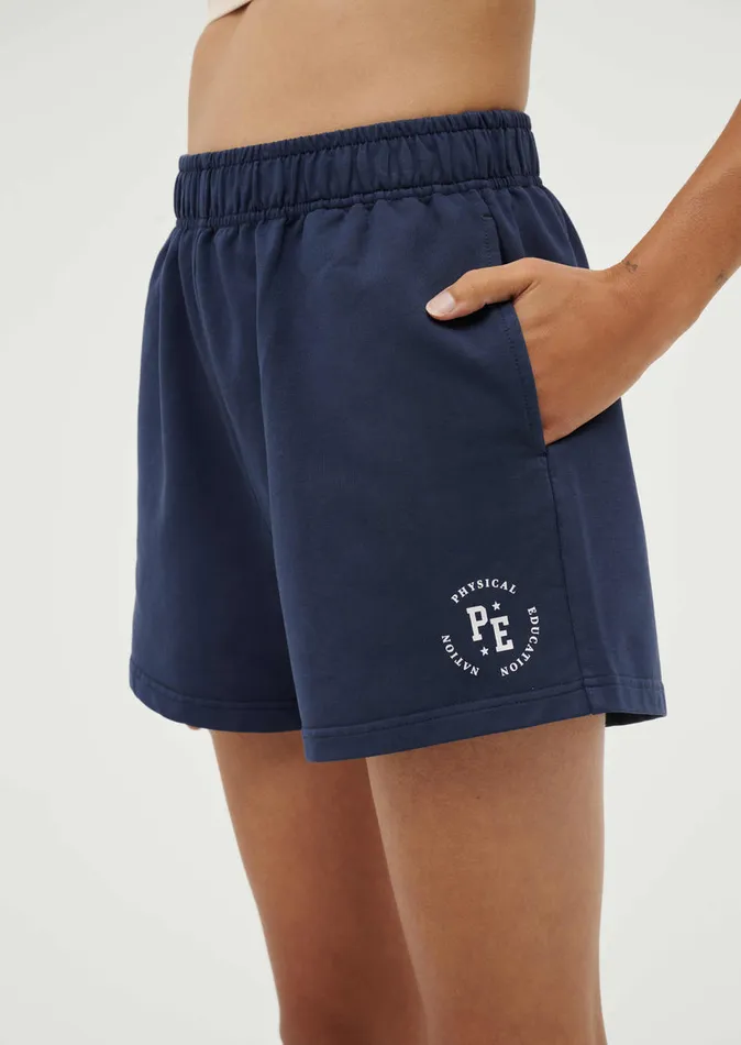 ActivewearShorts PE Nation Women PHYSICAL SHORT IN WASHED DARK NAVY