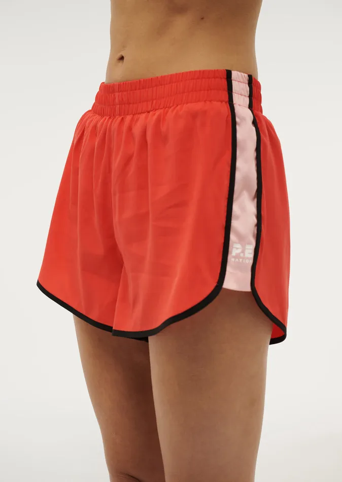 ActivewearShorts PE Nation Women PRESET SHORT IN POPPY RED