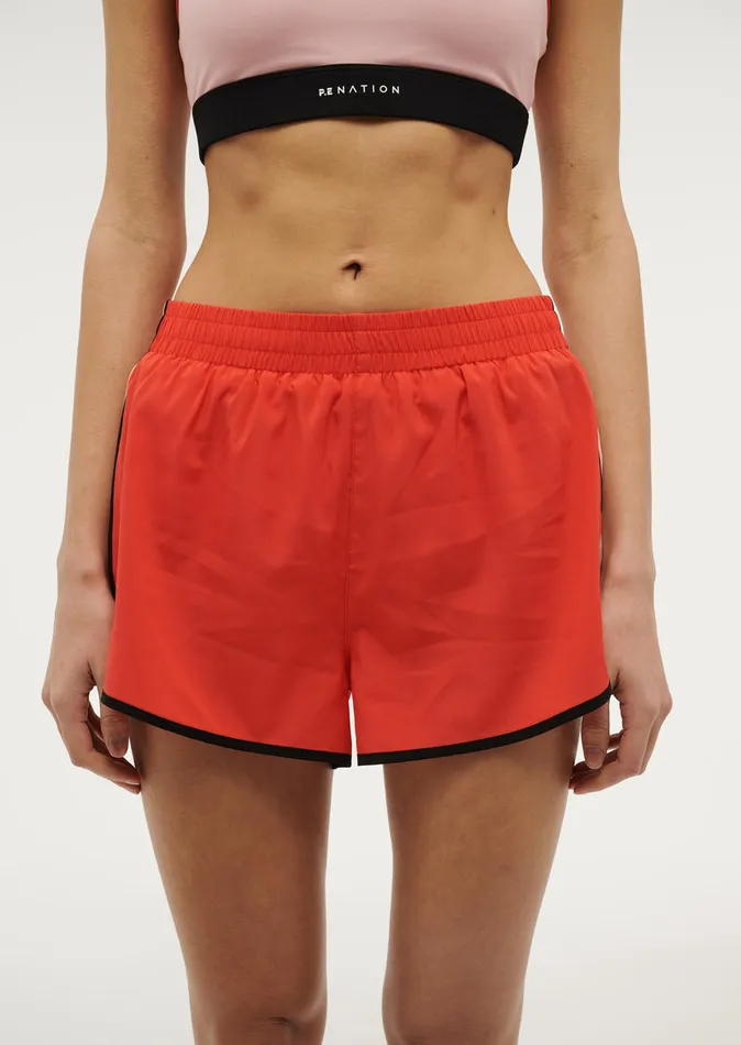 ActivewearShorts PE Nation Women PRESET SHORT IN POPPY RED