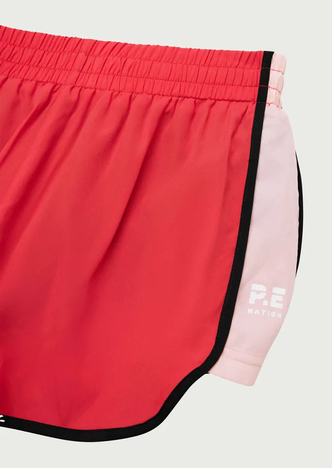 ActivewearShorts PE Nation Women PRESET SHORT IN POPPY RED