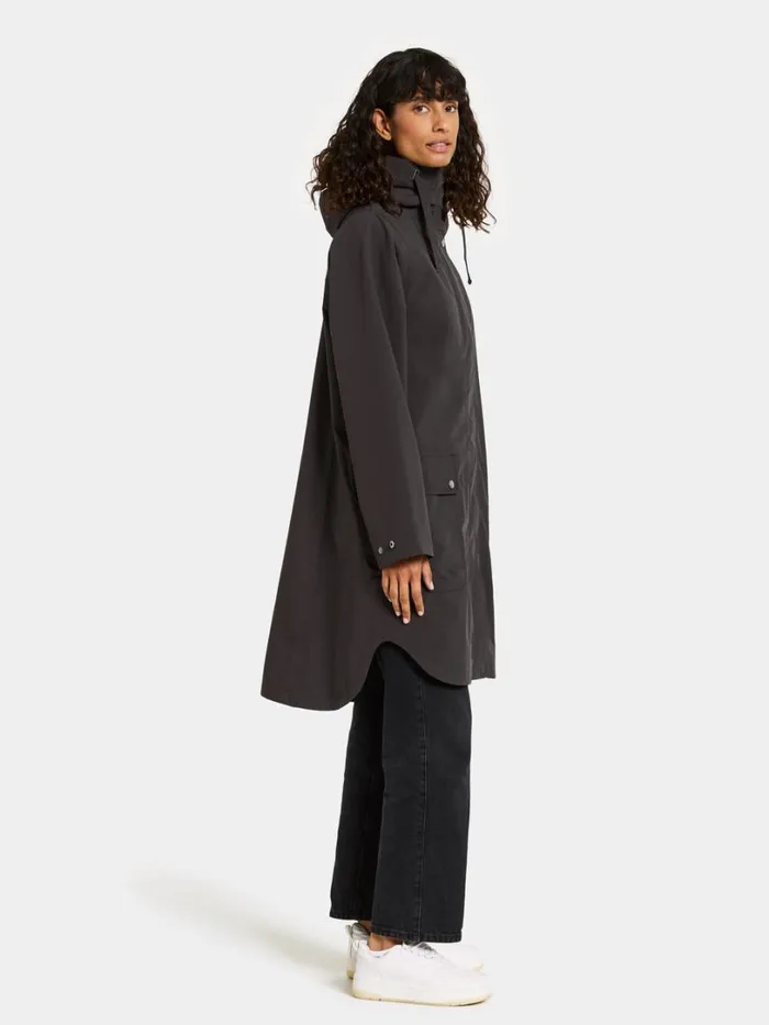Adria Parka Black Women Didriksons Spring Jackets