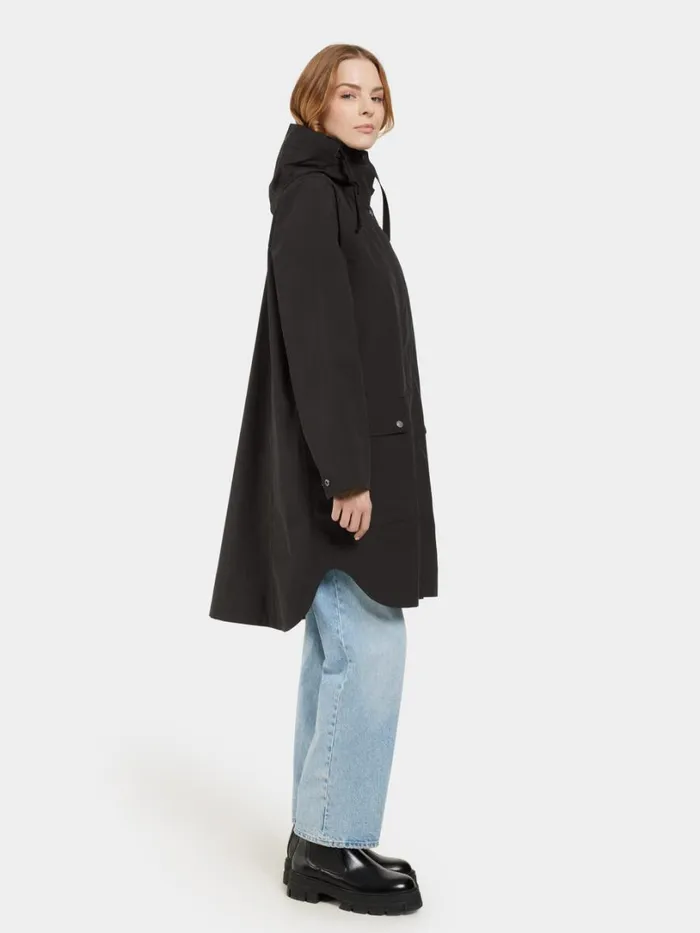 Adria Parka Black Women Didriksons Spring Jackets