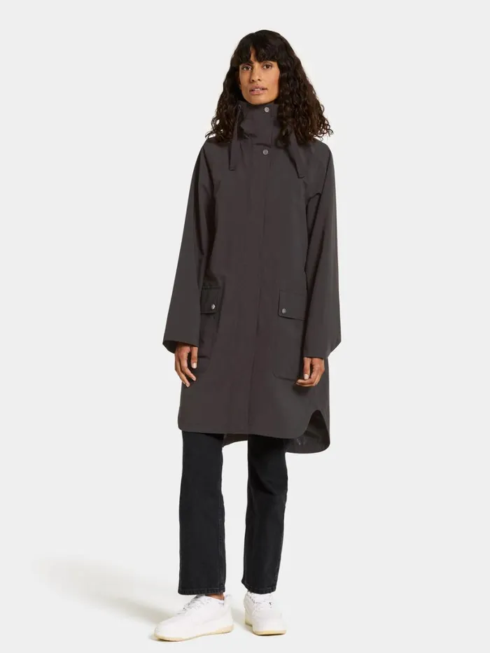 Adria Parka Black Women Didriksons Spring Jackets