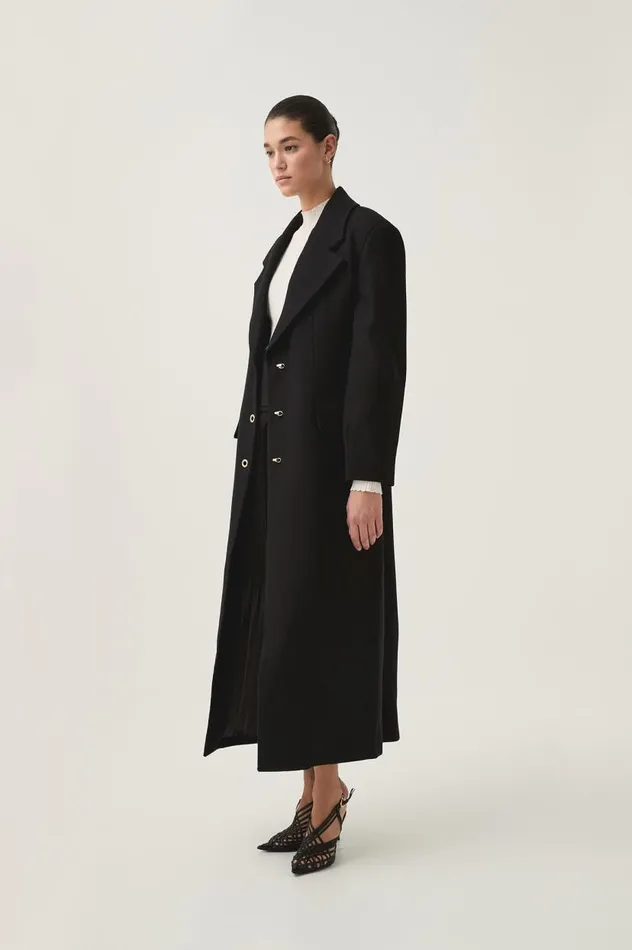 Aje Blazers Jackets and Coats Minaret Long Line Wool Coat Black 8211 Women Aje Blazers Jackets and Coats Minaret Long Line Wool Coat Black 8211 Women