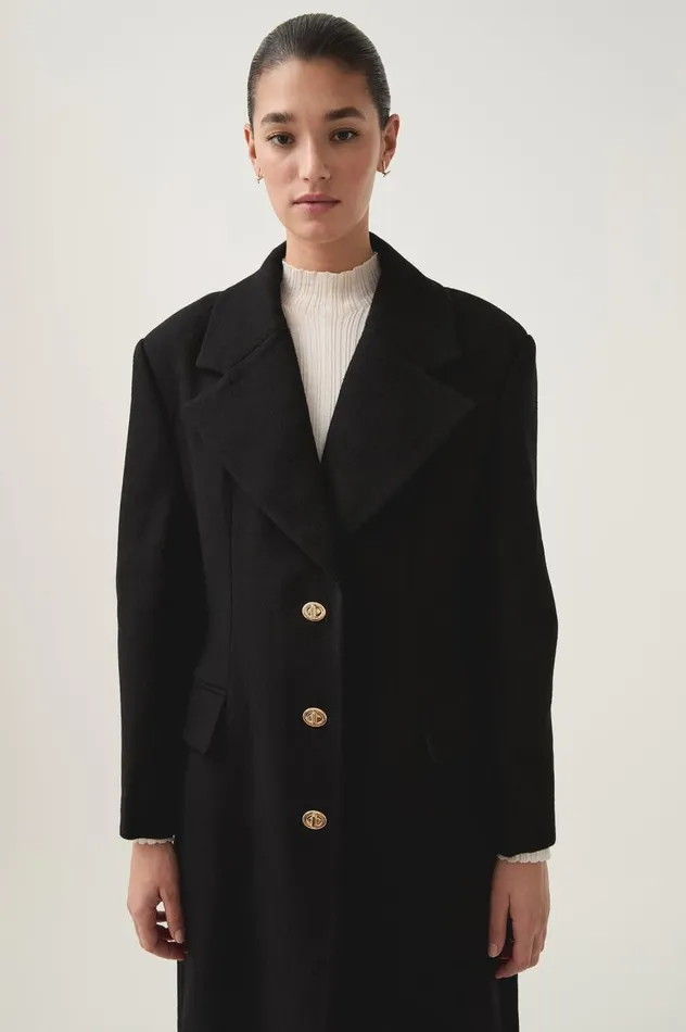 Aje Blazers Jackets and Coats Minaret Long Line Wool Coat Black 8211 Women Aje Blazers Jackets and Coats Minaret Long Line Wool Coat Black 8211 Women