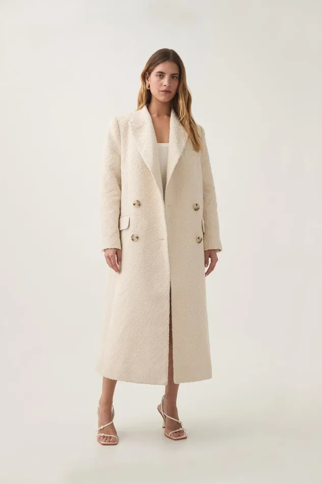 Aje Blazers Jackets and Coats Tectonic Jacquard Coat Cream 8211 Women Aje Blazers Jackets and Coats Tectonic Jacquard Coat Cream 8211 Women