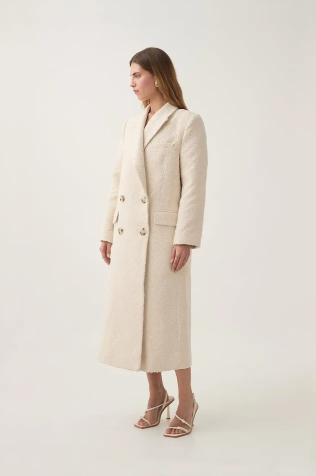 Aje Blazers Jackets and Coats Tectonic Jacquard Coat Cream 8211 Women Aje Blazers Jackets and Coats Tectonic Jacquard Coat Cream 8211 Women
