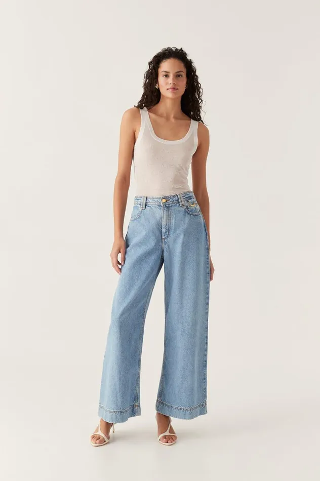 Aje Denim Outland Jeans Coastal Blue 8211 Women Aje Denim Outland Jeans Coastal Blue 8211 Women