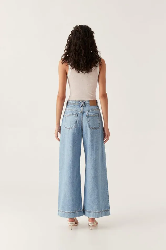 Aje Denim Outland Jeans Coastal Blue 8211 Women Aje Denim Outland Jeans Coastal Blue 8211 Women