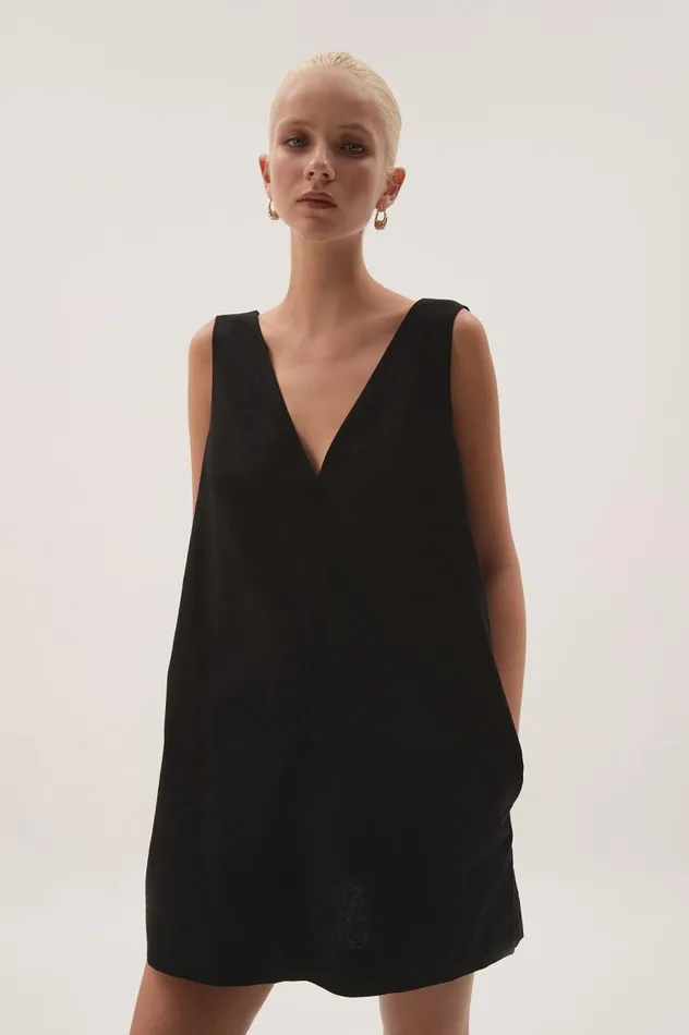 Aje Dresses Daze Mini Dress Black 8211 Women Aje Dresses Daze Mini Dress Black 8211 Women
