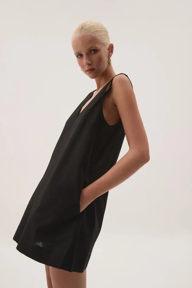 Aje Dresses Daze Mini Dress Black 8211 Women Aje Dresses Daze Mini Dress Black 8211 Women