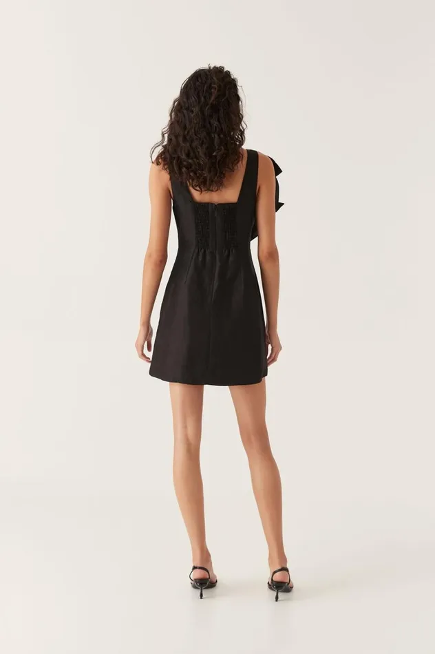 Aje Dresses Energy Mini Dress Black 8211 Women Aje Dresses Energy Mini Dress Black 8211 Women