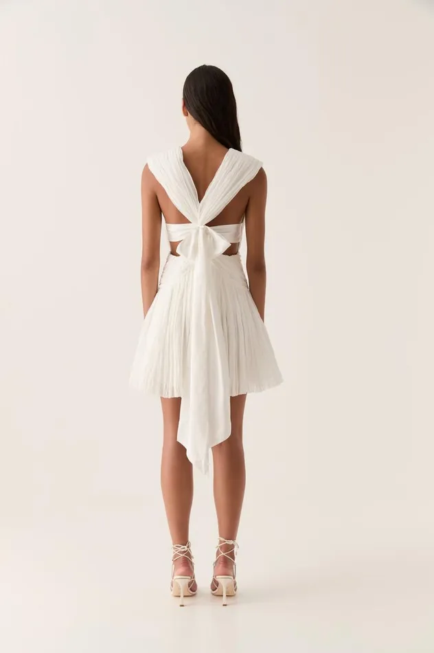 Aje Dresses Escapist Mini Dress Ivory 8211 Women Aje Dresses Escapist Mini Dress Ivory 8211 Women