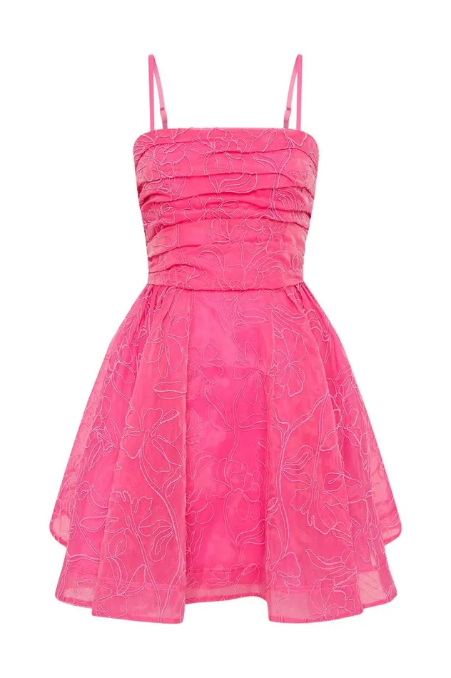 Aje Dresses Evangeline Cornelli Mini Dress Protea Pink 8211 Women Aje Dresses Evangeline Cornelli Mini Dress Protea Pink 8211 Women
