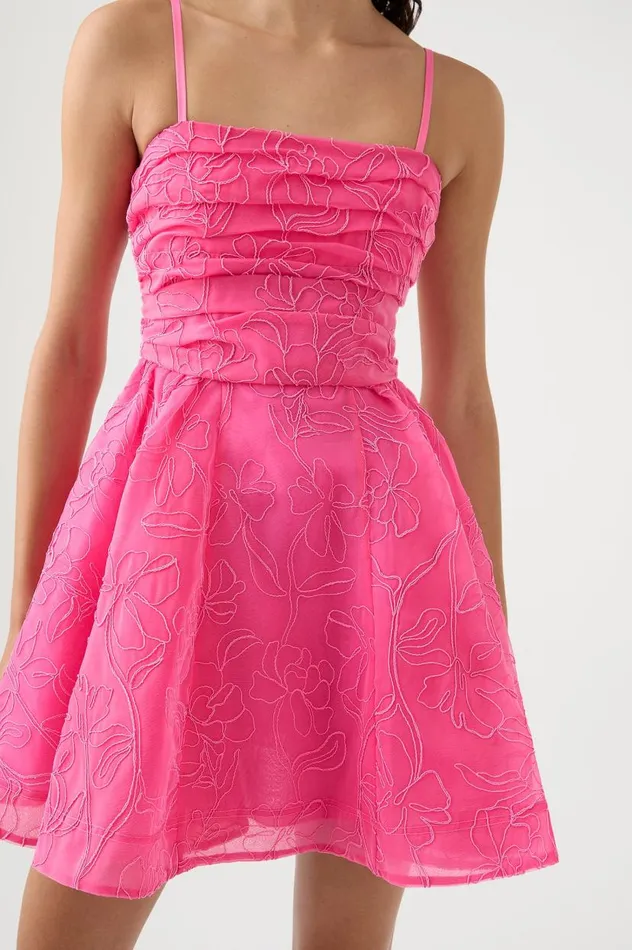 Aje Dresses Evangeline Cornelli Mini Dress Protea Pink 8211 Women Aje Dresses Evangeline Cornelli Mini Dress Protea Pink 8211 Women