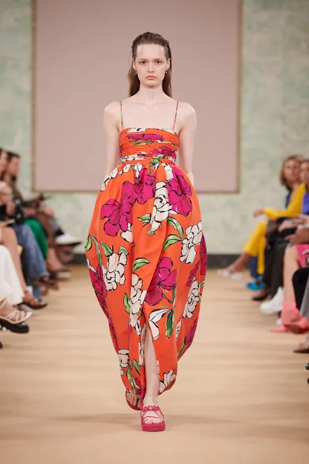 Aje Dresses Monument Tulip Maxi Dress Vivid Camellia 8211 Women Aje Dresses Monument Tulip Maxi Dress Vivid Camellia 8211 Women