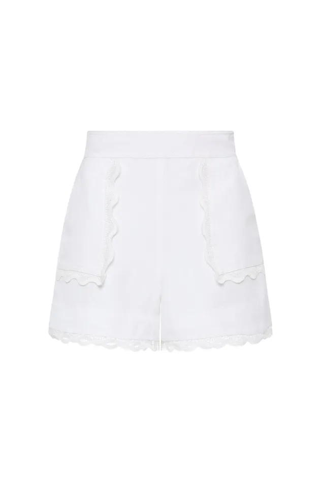 Aje Matching Sets Reva Wave Trim Short Ivory 8211 Women Aje Matching Sets Reva Wave Trim Short Ivory 8211 Women
