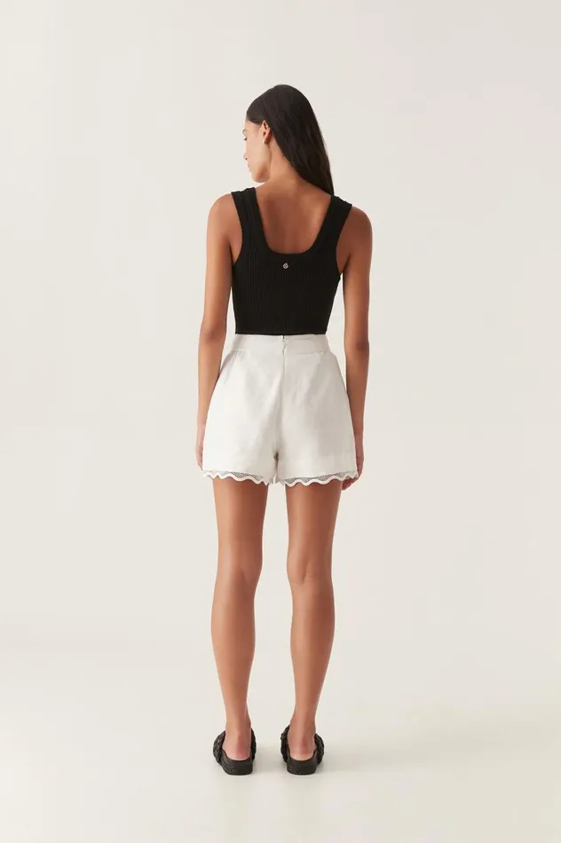 Aje Matching Sets Reva Wave Trim Short Ivory 8211 Women Aje Matching Sets Reva Wave Trim Short Ivory 8211 Women