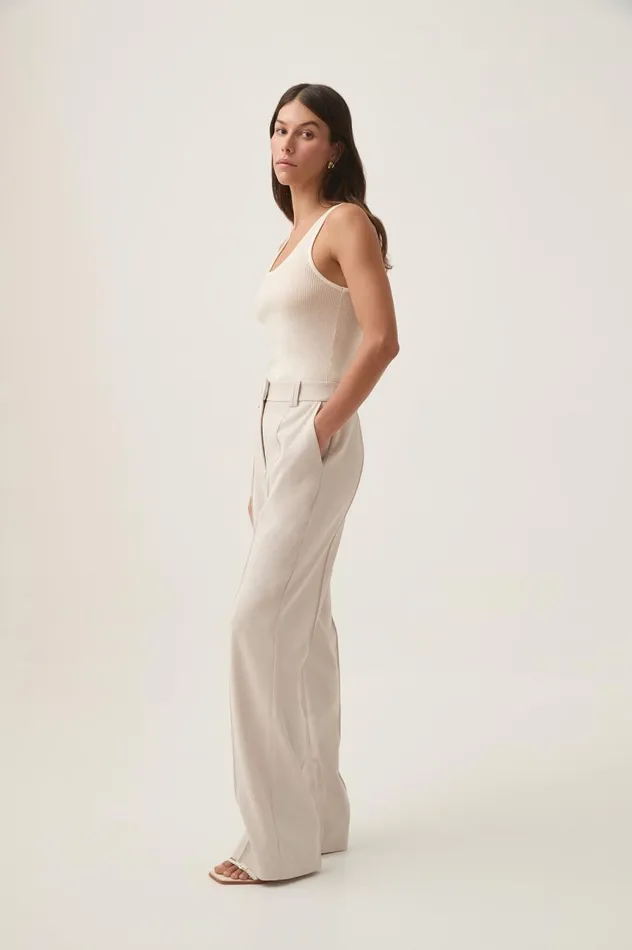 Aje Pants Caterina Tailored Pant Sandstone 8211 Women