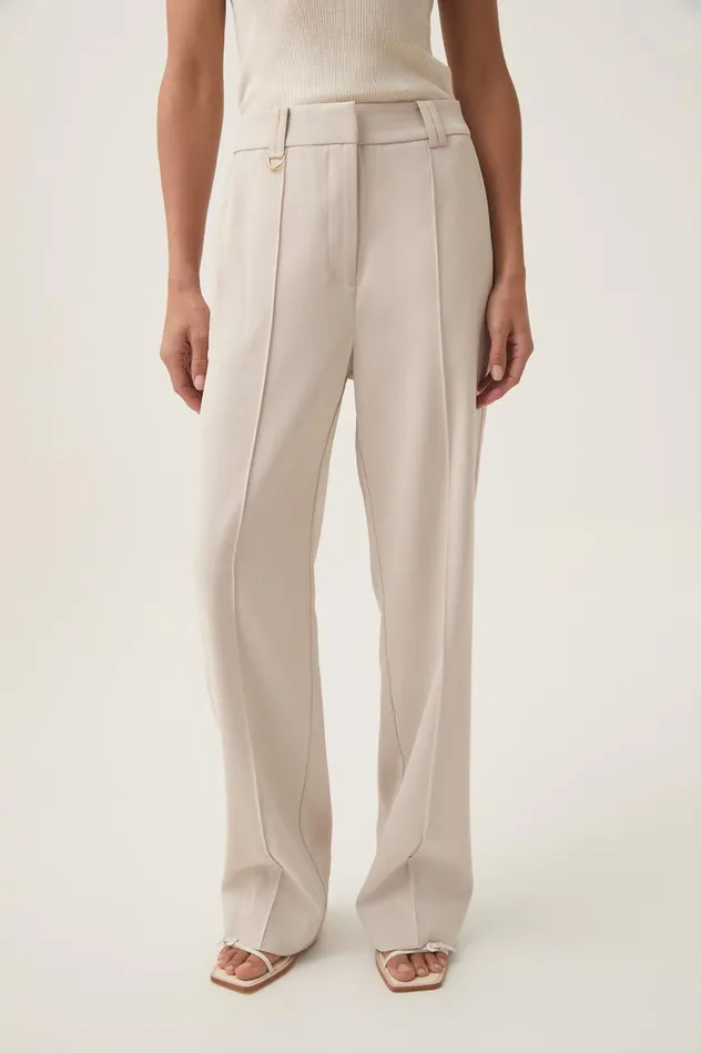 Aje Pants Caterina Tailored Pant Sandstone 8211 Women
