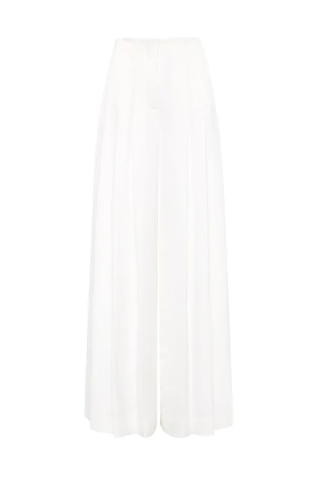 Aje Pants Estrade Pleated Pant Ivory 8211 Women Aje Pants Estrade Pleated Pant Ivory 8211 Women