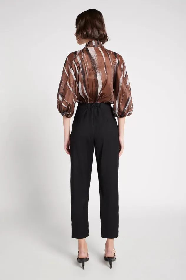 Aje Pants Fernande Front Zip Pant Black 8211 Women Aje Pants Fernande Front Zip Pant Black 8211 Women