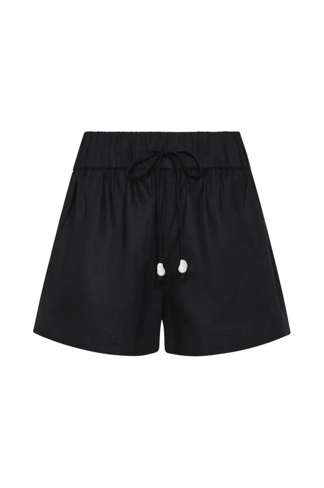 Aje Shorts Airlie Relaxed Short Black 8211 Women
