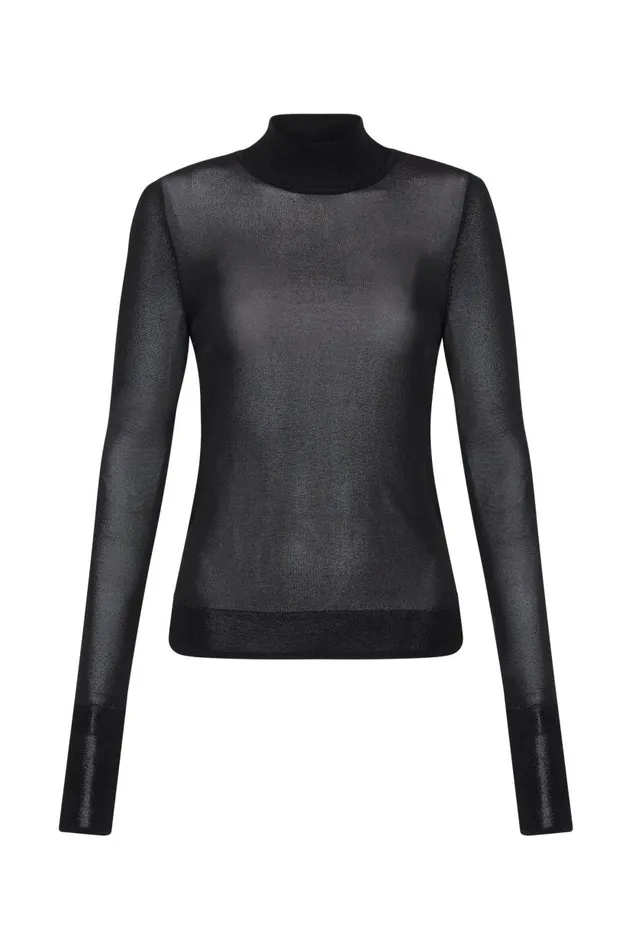 Aje Tops Rae Long Sleeve Skivvy Black 8211 Women
