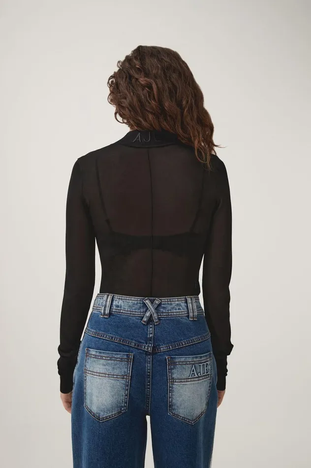 Aje Tops Rae Long Sleeve Skivvy Black 8211 Women