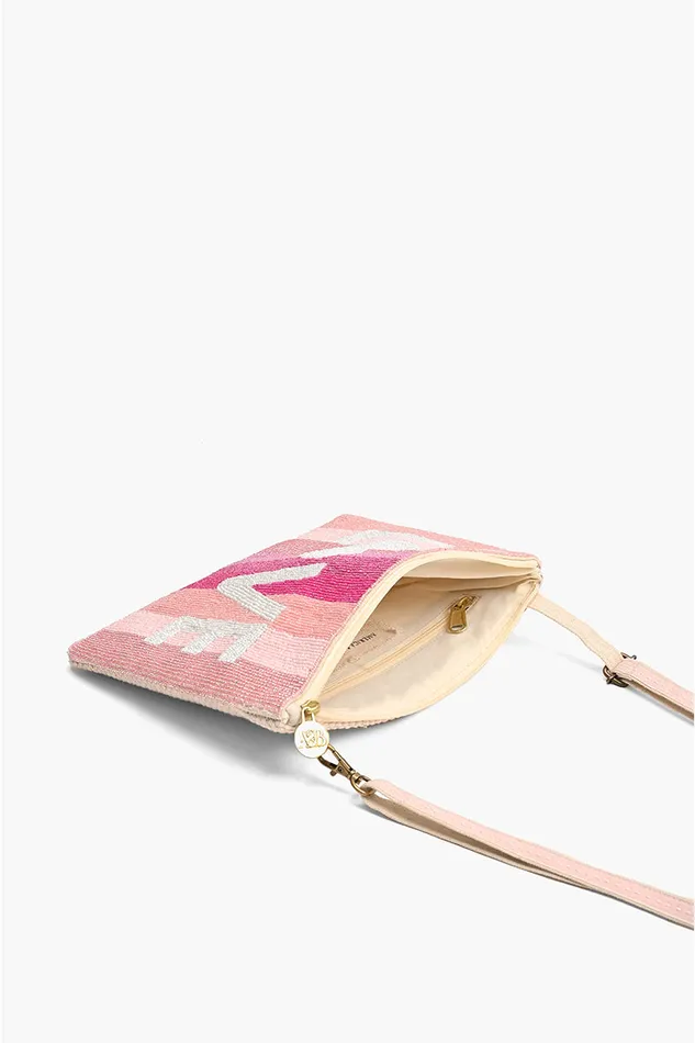 America and Beyond Love Top Zip Clutch Women Clutches