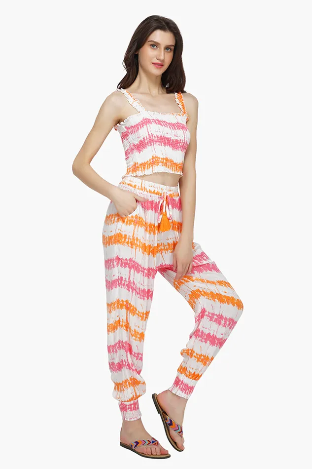 America and Beyond Reva Tie Dye Lounge Pants Women Pants America and Beyond Reva Tie Dye Lounge Pants Women Pants