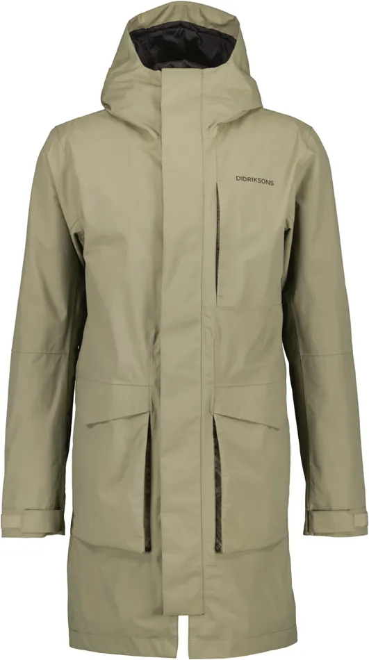 Andreas Parka Mistel Green Men Didriksons Spring Jackets