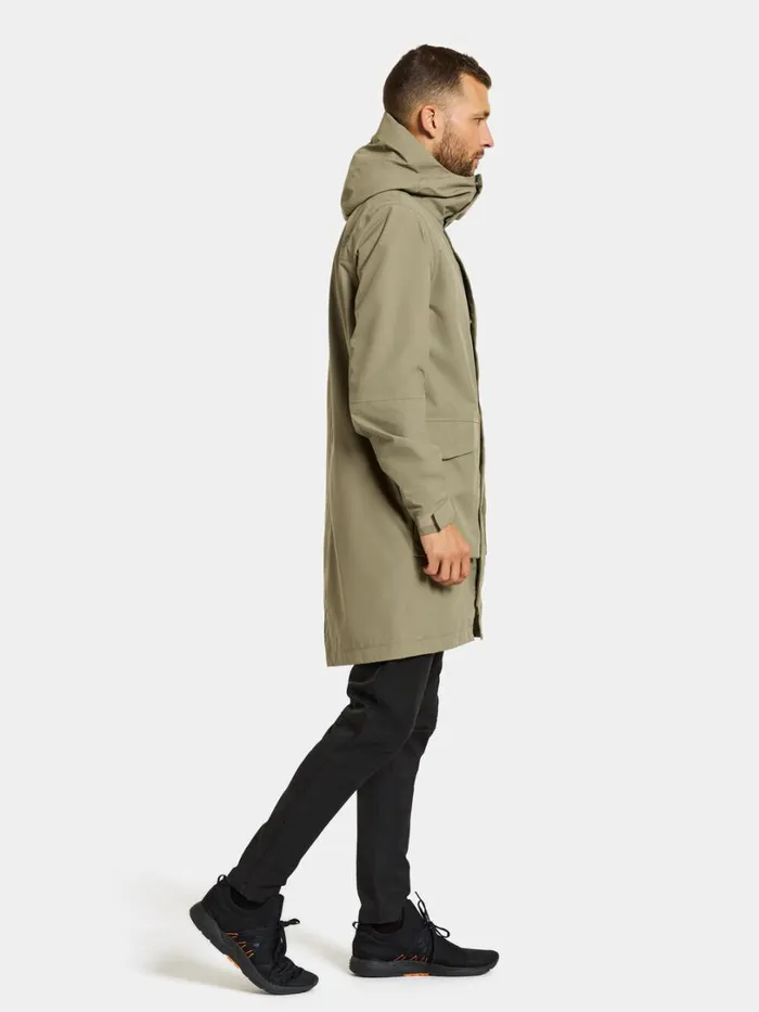 Andreas Parka Mistel Green Men Didriksons Spring Jackets