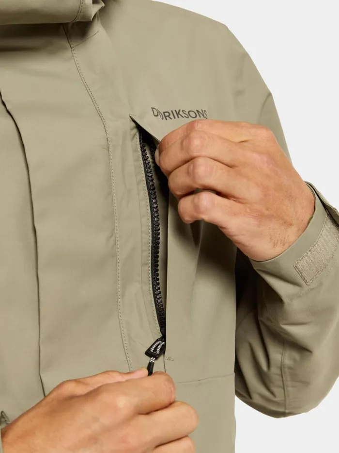 Andreas Parka Mistel Green Men Didriksons Spring Jackets