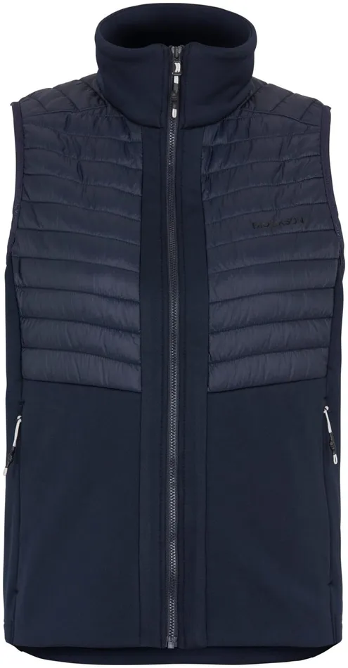 Annema Vest Dark Night Blue Women Didriksons Vests Annema Vest Dark Night Blue Women Didriksons Vests
