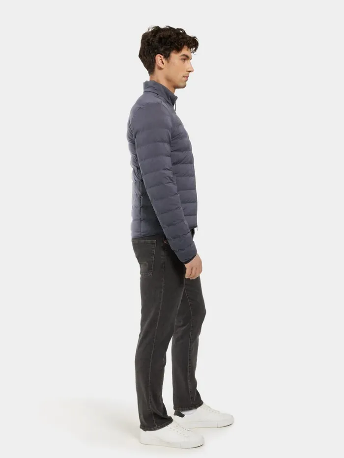 Arvid Jacket Austere Blue Men Didriksons Insulated Jackets