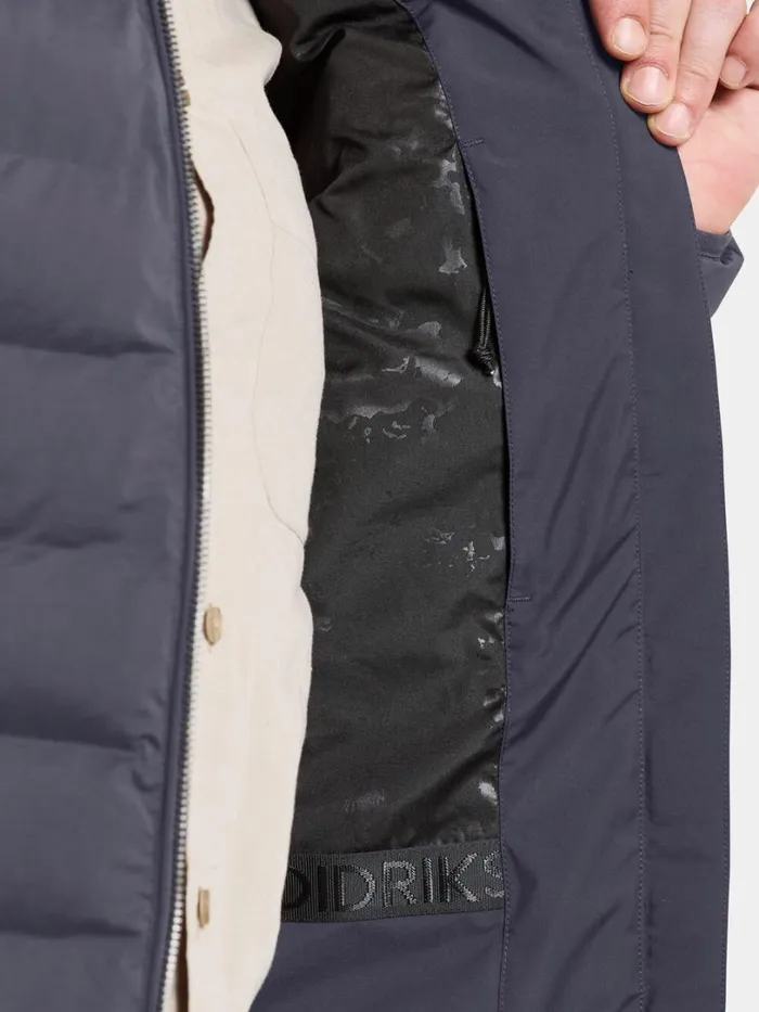 Arvid Jacket Austere Blue Men Didriksons Insulated Jackets