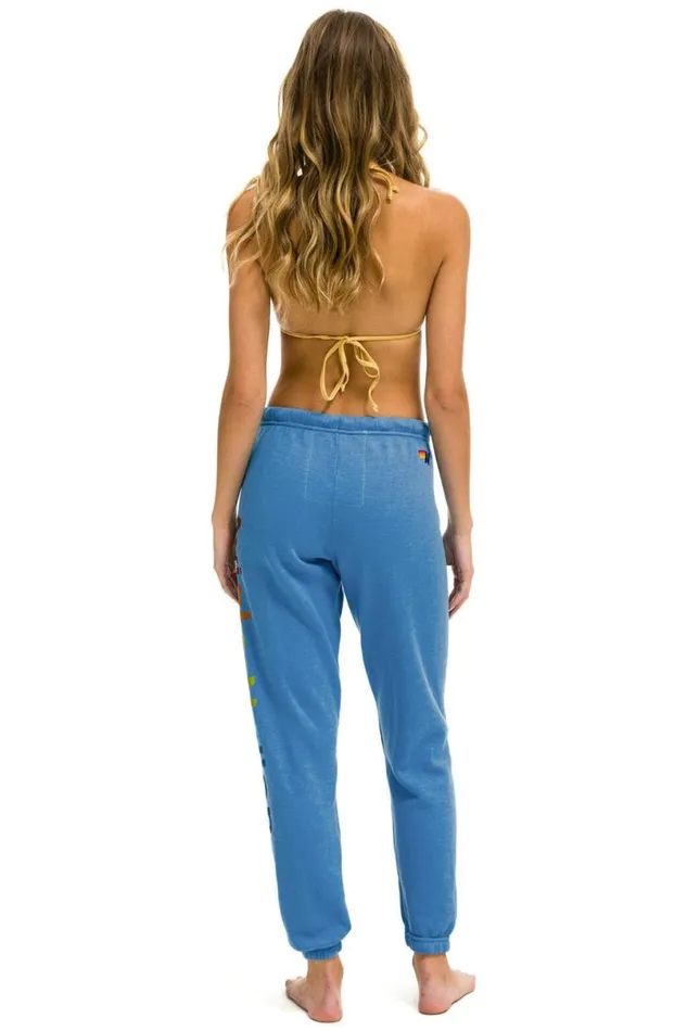 Aspen Sweatpants 8211 Cobalt Women Aviator Nation Sweatpants
