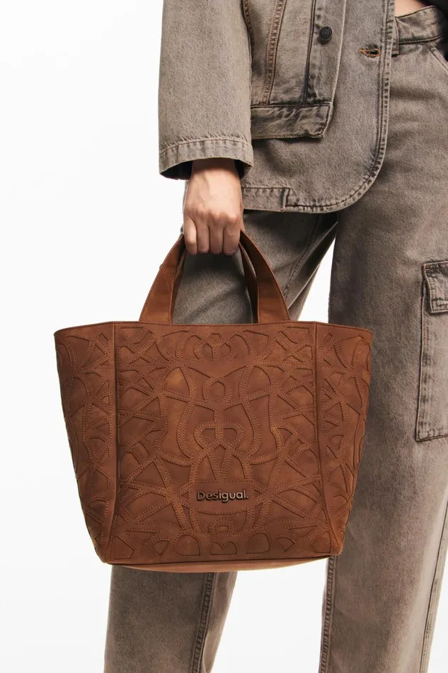 Bags Women Desigual Multihandle Cell Bag Brown