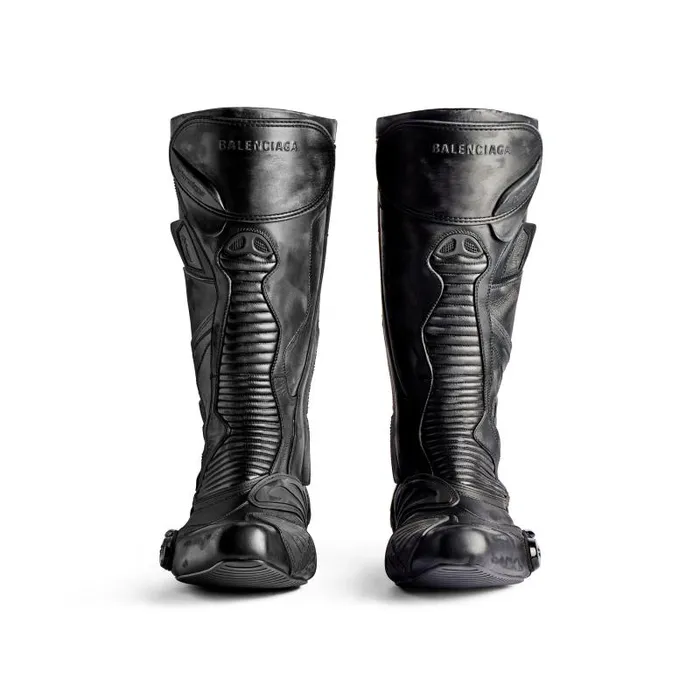 Balenciaga Boots and Derbies Men Men039s Biker Boot In Black Black Balenciaga Boots and Derbies Men Men039s Biker Boot In Black Black